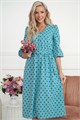 Платье Розетта (бирюзовое) П14114-45М П14114-45М