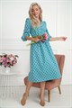 Платье Розетта (бирюзовое) П14114-45М П14114-45М