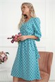 Платье Розетта (бирюзовое) П14114-45М П14114-45М