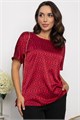Блуза Морган (красная/цепи) Б14087-16М Б14087-16М