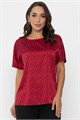 Блуза Морган (красная/цепи) Б14087-16М Б14087-16М