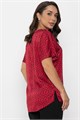 Блуза Морган (красная/цепи) Б14087-16М Б14087-16М