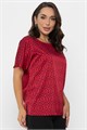 Блуза Морган (красная/цепи) Б14087-16М Б14087-16М