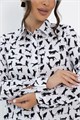 Рубашка Надель (белая/кошки) Б13844-16М Б13844-16М