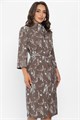 Платье Мира (коричневое) П14021-9М П14021-9М