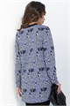 Блуза Фауна (синяя) Б11036 Б11036