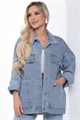Жакет джинсовый Хлоя (серо-голубая) Б13369-4М Б13369-4М - фото 452865