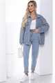 Жакет джинсовый Хлоя (серо-голубая) Б13369-4М Б13369-4М - фото 452868