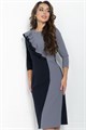 Платье Эванесса (серо-синие) П12745-35М П12745-35М