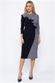 Платье Эванесса (серо-синие) П12745-35М П12745-35М