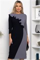 Платье Эванесса (серо-синие) П12745-35М П12745-35М