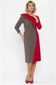 Платье Эванесса (трюфельно-красное) П12746-35М П12746-35М