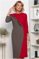 Платье Эванесса (трюфельно-красное) П12746-35М П12746-35М