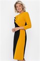 Платье Эванесса (черно-желтое) П12748-35М П12748-35М