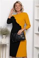 Платье Эванесса (черно-желтое) П12748-35М П12748-35М