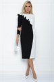 Платье Эванесса (черно-белое) П12747-35М П12747-35М