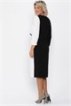 Платье Эванесса (черно-белое) П12747-35М П12747-35М