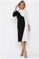 Платье Эванесса (черно-белое) П12747-35М П12747-35М