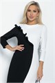 Платье Эванесса (черно-белое) П12747-35М П12747-35М