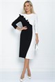 Платье Эванесса (черно-белое) П12747-35М П12747-35М