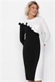 Платье Эванесса (черно-белое) П12747-35М П12747-35М