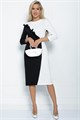 Платье Эванесса (черно-белое) П12747-35М П12747-35М