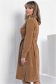 Платье-рубашка В большом городе (коричневое) П12800М П12800М