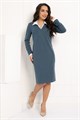 Платье Деловой стиль (джинс) П12760-12М П12760-12М