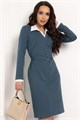 Платье Деловой стиль (джинс) П12760-12М П12760-12М