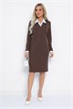 Платье Деловой стиль (шоколад) П12761-12М П12761-12М