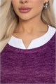 Джемпер Нежный акцент (сиреневый) Б12616-4 Б12616-4