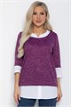 Джемпер Нежный акцент (сиреневый) Б12616-4 Б12616-4
