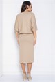 Платье Вэнсдей (бежевое) П12577-4 П12577-4