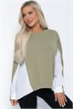 Джемпер Адина (оливково-белый) Б12209-5 Б12209-5