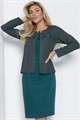 Платье Грэйс НЬЮ (зелено-бежевое) П12458-18 П12458-18