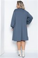 Платье Дыши модой (голубое) П12417-15 П12417-15