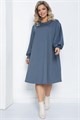 Платье Дыши модой (голубое) П12417-15 П12417-15