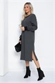 Платье Нирвана (графит) П12416-9 П12416-9
