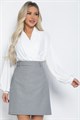 Юбка Кокетка (серая) Ю12449-41 Ю12449-41
