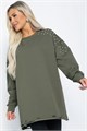 Свитшот Бьянка (хаки) Б12366-1 Б12366-1