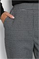 Брюки Кларисса (черно-белые) Б12351-18 Б12351-18