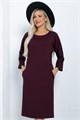 Платье Монами (сливовое) П12282-12 П12282-12