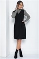 Платье Кембридж (черное) П12078 П12078