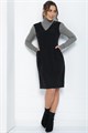 Платье Кембридж (черное) П12078 П12078