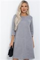 Платье Элегантная простота (серое) П12242-6 П12242-6