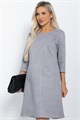 Платье Элегантная простота (серое) П12242-6 П12242-6