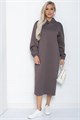 Платье Элоиза (тауп) П12136 П12136
