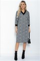 Платье Любите женщину (черно-белое) НЬЮ П12088 П12088