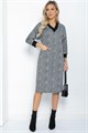 Платье Любите женщину (черно-белое) НЬЮ П12088 П12088