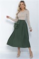 Юбка Мариэтта (хаки) Ю12042 Ю12042